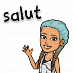 Cette image montre Séraphine disant "salut"