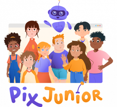 Image présentant des enfants prêts à se lancer dans Pix Junior